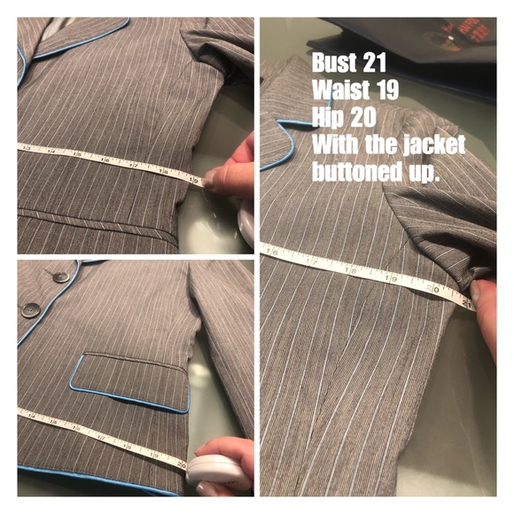 L’OFFICIEL/ WOMEN’S PINSTRIPED SUIT - Picture 9 of 11